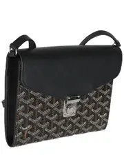 Goyard Black Goyardine Canvas Chypre Wallet Pouch (Authentic Pre-Loved)