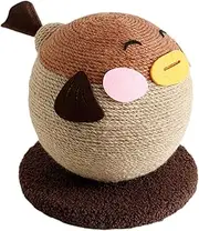 Cat Scratching Ball Cat Scratcher Convenient Grind Claws Gift Training Playing Decoration Scratching Post Interactive Toy, Coffee