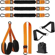 Pull Up Assist Band Resistance Straps for Men Women with Footrest Pull Up Bands Workout Bands for Stretching