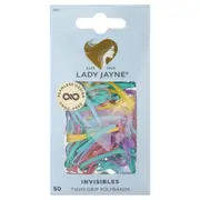 Lady Jayne Pastel Snagless Elastomer Elastics 50 Pack