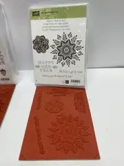 Stampin up frosted medallions Stamp set new year holiday friendship