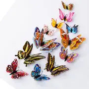 12pcs 3D Butterfly Removable Stickers Decals Wall Window Magnetic