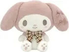 Sanrio Character My Melody Stuffed Toy M ( Howa Mocha Check ) Plush Doll New JP
