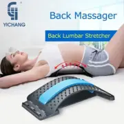 Back massage stretcher magic fitness back posture corrector lumbar traction spin