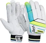 KOOKABURRA Unisex's Rapid 2.1 Batting, Cricket Gloves, Blue/Yellow/White, OSA Left Hand