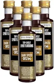 Dark Spiced Rum - Still Spirits Top Shelf Range - Good Dog Homebrew Multi Packs - Bulk Buy & Save! (5-Pack)