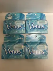 Lots Of 4- Venus 3 Blade Cartridge Razor Refills - 4 Per Box, 16 Total
