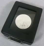 MATTE BLACK Wood coin box SMOOTH LOOK with BLACK & WHITE INTERIOR (BOX ONLY)