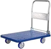 Heavy Duty Foldable Hand Truck Cart 300KG Industrial Platform Trolley