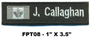 FLASHPOINT T.V. SHOW NAMETAPE PATCH- CALLAGHAN - FPT08