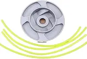 DIGDEM M16 Aluminium Alloy Universal Line Trimmer Head Weed Whipper Snipper Brush Cutter Brushcutter Part Replace Parts for Lawn Mower