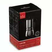 Cafe Ole Espresso Coffee Maker, Stainless Steel, Silver, 9 Cup