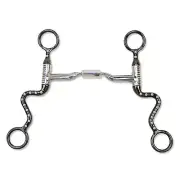 Myler Black Steel 7 Shank Low Port Comfort Snaffle