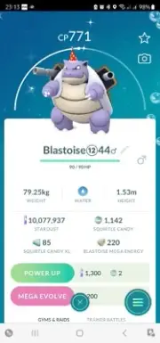 Blastoise ( Party Hat ) Pokemon Trade Go