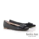 在飛比找遠傳friDay購物優惠-Keeley Ann極簡魅力 簡約百搭全真皮平底包鞋(黑色1