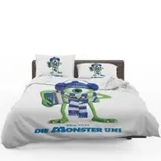 v3042 Bed Sheets Monsters University Mike Wazowski Scarves Hats Books Duvet Cover Set Bed Sheets IU3042