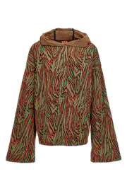 VITELLI 'Flow Jacquard' Hooded Sweater