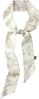 [JERLA] 100% Mulberry silk Scarf Head Hair Ribbon Handbag Handle wrap Tie Bundle Scarf Neckerchief Scarf for women