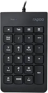 Rapoo K10 Wired Numeric NumberPad Keyboard, Black