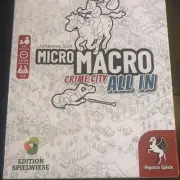 Pegasus Spiele 59060E MicroMacro Crime City Game Brand New Factory Sealed