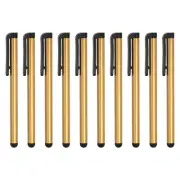 10pcs Stylus Pens for Touch Screens Capacitive Stylus Pencil Gold