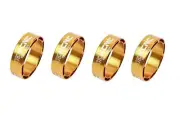 KCNC Hollow-design Bicycle Bike Lightweight Headset Spacers 10mm Height Gold