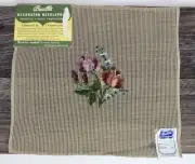 Bucilla Decorator Needlepoint Tapestry Wool Wonder Weave Flowers New Raw