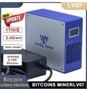 Lucky Miner LV07 1TH/S Bitcoin BTC Miner Solo Lottery Lucky Miner 30W prize 3.12