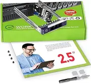 WorkDone 2.5" Hard Drive Caddy - Compatible for Dell PowerEdge Servers - 14th Generation R440 R640 R740 R740xd R840 R940 R6415 R7415 R7425 - Bright LED SSD SAS SATA NVMe Tray - Setup with Manual