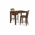 YACH3-MAH-C 3 PC counter height set - counter height Table and 2 Kitchen...