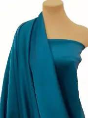 TECHNO PEACOCK/TEAL ,58" BTY.. STRETCH ..DRESSES, PANTS, JUMPSUITS,