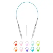 10.5 Gauge Knitting Circular Needle 16 Inch with Needle & Stitch Markers