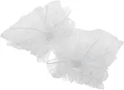 [GAROZATION] Feminine Wrist Cuffs 2pcs Lace Sleeves Fashionable Lace Cuffs Comfortable Fit for Wedding Party Evening Outfits