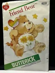 1983 Care Bears FRIEND BEAR Sewing Pattern Butterick 6231, Uncut FF