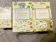 Crabtree & Evelyn Summer Hill Bath Soap Set NIB