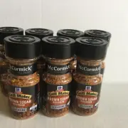 SEVEN McCormick Grill Mates Brown Sugar Bourbon Seasoning NEW SEALED 3Oz X7 21Oz