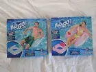 (2) H2O-Go Floating Chair Pool Lounger With Cup Holder ,Adjustable Back Rest 32"