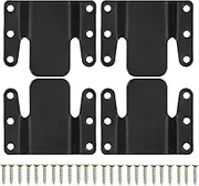 Hosioe 4Pcs Sectional Couch Connectors, Universal Sectional Sofa Interlocking, Easy to Install Couch Clips for Sectionals Sturdy Furniture Connectors Sofa Connector Bracket with Screw