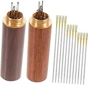 Angoily Ergonomic Sewing Needles Needle Box Easy Thread Embroidery Darning Projects