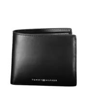 Tommy Hilfiger Mens Leather Wallet Black