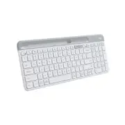 Logitech K580 Slim Multi-Device Wireless Keyboard - White [920-009211]