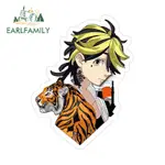 EARLFAMILY 13CM X 10CM STRONG THE WILL TO RISE KAZUTORA 汽車貼紙