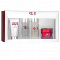 在飛比找屈臣氏網路商店優惠-SK-II SK-II 四件組(潔面乳20g+化妝水30ml