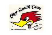 Mooneyes Clay Smith Cams Sticker Small With Woodpecker logo, 2.375" (H) x 3.5" (W) L/H