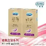 在飛比找遠傳friDay購物優惠-【Durex杜蕾斯】超薄勁潤裝衛生套5入X2盒