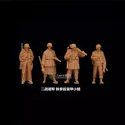 1/72 Resin WWII German Iron Fist Anti Armor 4 figures Unassembled Unpainted