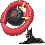 Indestructible Dog Toys for Aggressive Chewers Large Breed, Tough Dog Chew Toys with Squeaker, Nylon Toys for Medium Dogs