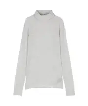 mélange-effect sweater L light grey
