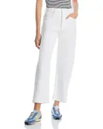 Mother The Half Pipe High Rise Ankle Jeans in Totally Innocent
