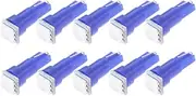 GANAZONO 10Pcs Smd Blue Dashboard LED Light Bulbs Easy Install Plug and Play Design Hours for Car Interior and Door Lighting